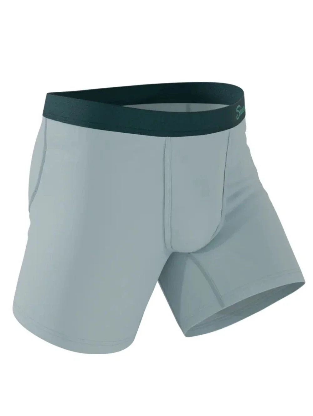 Shinesty The Dry Ice - Muted Steel Blue Ball Hammock Pouch Underwear- XL